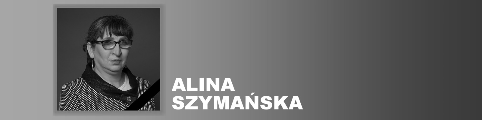 Odeszła śp. Alina Szymańska