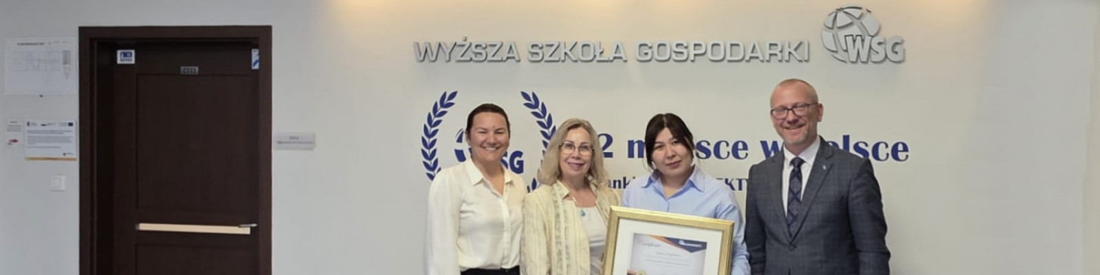 Kazakh Representative Completes Internship at WSG